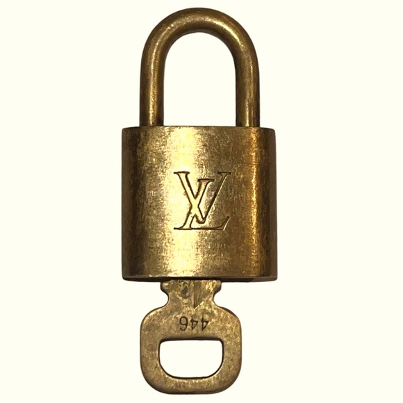 Lois Vuitton Other - Lois Vuitton Vintage Brass Lock #446 Fully Polished. Minor wear Very Smooth Key!